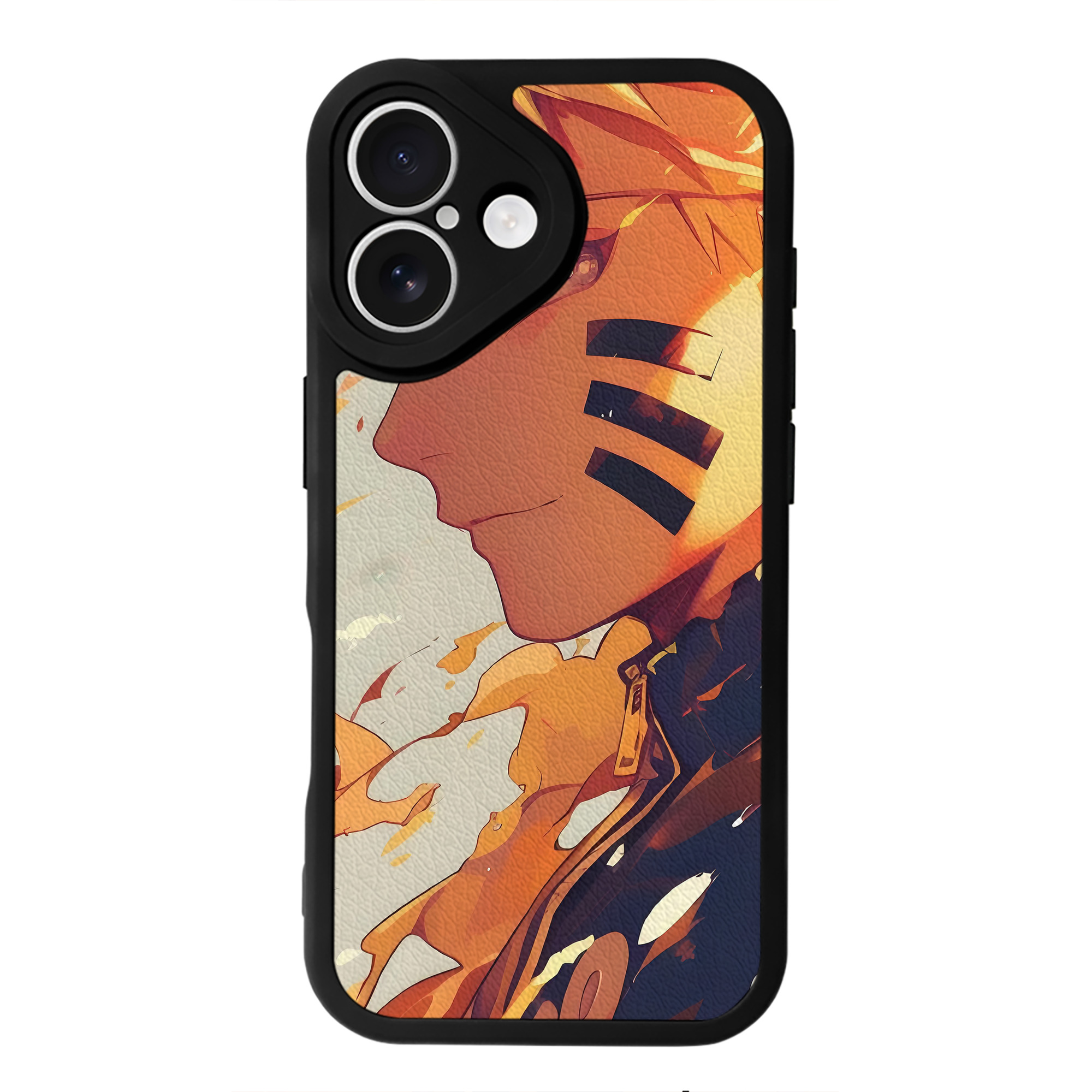 （画像用） NARUTO -ナルト- NARUTO -ナルト- 疾風伝 【iPhone 16シリーズ対応】シリコンスマホケース（レザー調） 材質：シリコン